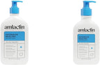 AmLactin Rapid Relief bottle shown next to its outer packaging highlighting the dermatologist recommended logo.
