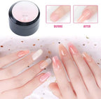 EHAUTO cracked nail repair kit brush applicator closeup