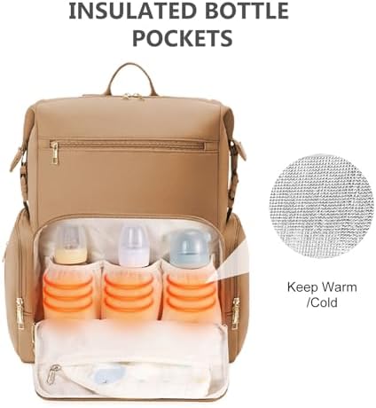 CEI-CEI maternity travel bag showing wide-mouth main compartment opening.