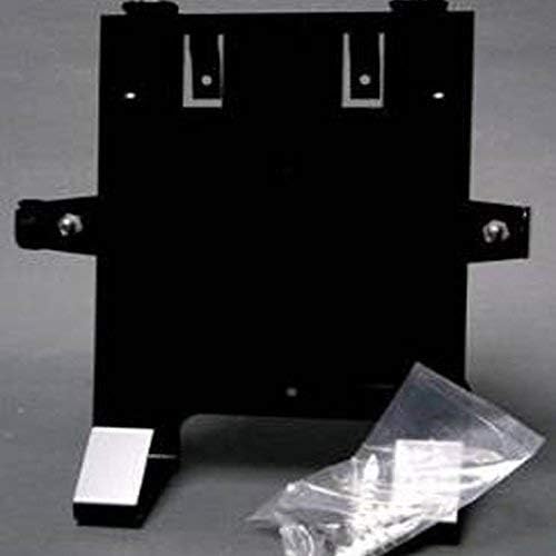 Side profile of Zoll AED Plus wall mount showing heavy-duty steel construction.