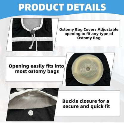 JFHNMLW ileostomy pouch protector waterproof inner lining detail