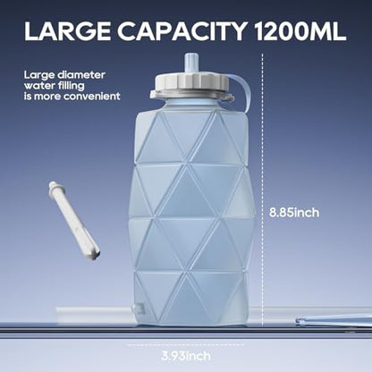 Smokitcen 1.2 liter capacity silicone enema bag for coffee and water cleansing.