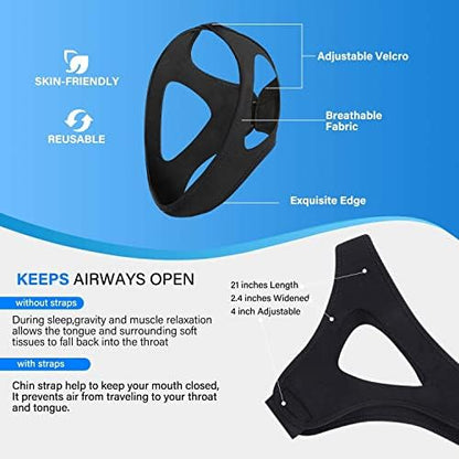Folanda sleep aid strap for mouth breathers and snore prevention