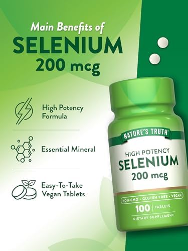 Nature's Truth Selenium daily adult dosage instructions and directions for use