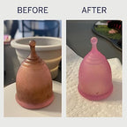 Eco-friendly menstrual cup sterilizer packets for sensitive skin users.