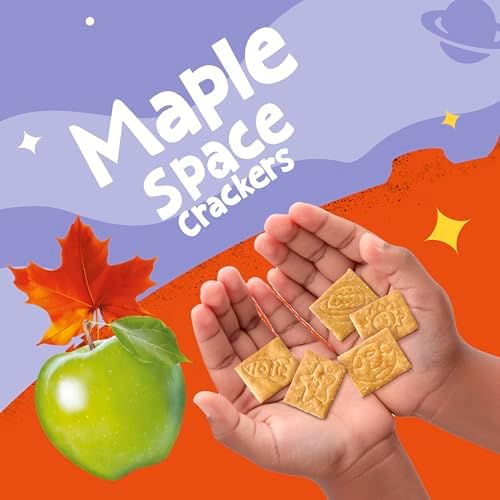 Authentic USA imported Gerber kids food box on a clean counter for snack time preparation.