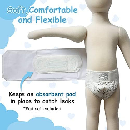Pediatric abdominal binder belt for securing G tube and feeding tubes