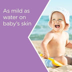 Tear-free hypoallergenic baby sunscreen with oat and zinc oxide water resistant 80 min