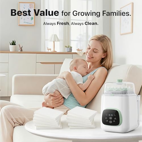 Dollform filtration accessory unboxed showing the clean white true filter media engineered for premium nursery hygiene.