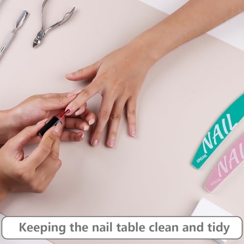 FSpronail microfiber leather nail desk pad on table