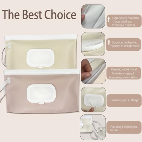 Lifestyle shot of eoscasely wipe dispenser in a diaper bag