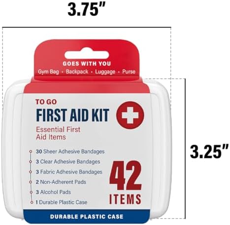 DecorRack wound care supplies featuring sheer and fabric bandages