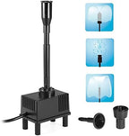 Decdeal 10W water pump with LED lights and nozzles