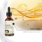 Nail care routine with 7 Days tea tree ginger serum