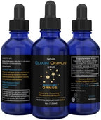 3 Leaf Naturals Elixir Ormus label details and fluid ounce measurement