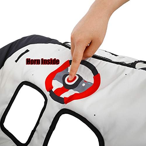 HIVVI hygienic baby seat cover being rolled up and packed into its attached compact handy travel bag