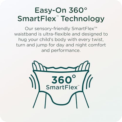 Close up of quilted 360 degree waistband on Healthybaby diapers