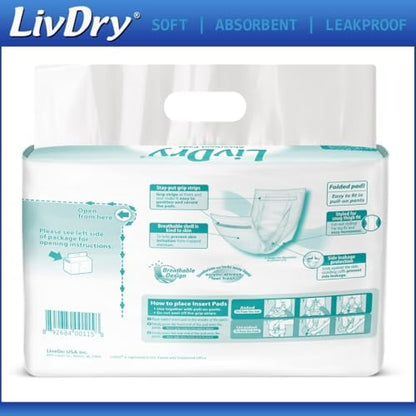 Premium USA imported urinary incontinence pads for men and women.