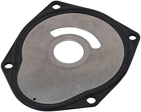 Upper water pump housing and rubber impeller assembly