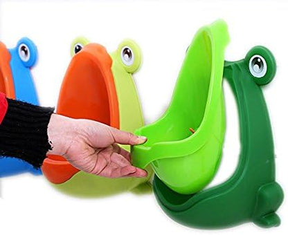 Blackish green frog urinal wall mounted for boys