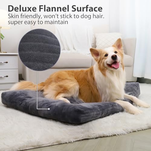 KSIIA washable kennel pad thick orthopedic fiber filling closeup