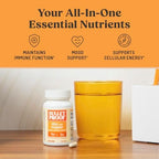 Bulletproof Zinc with Copper dietary mineral capsules bottle back view with directions