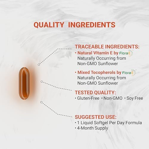 Premium USA imported Naturalis sunflower oil vitamin E liquid softgels for skin care routine