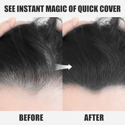 Volluck gray hair touch up stick applied on roots