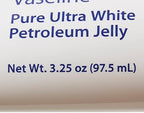 Three point two five ounce tubes of medical grade Vaseline showing product texture and usage instructions