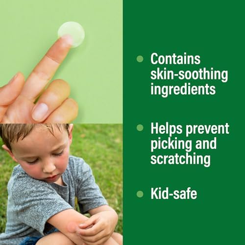Sarna peel and stick kid safe round patches for mosquito bite relief