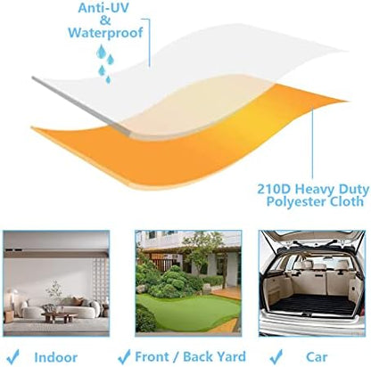 Morezi machine washable pet kennel cover highlighting hook and loop tabs