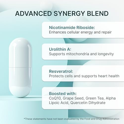 Amazing Nutrition cellular health supplement bottle showing capsule count