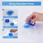 Kerata baby pee pads fluid absorption demonstration
