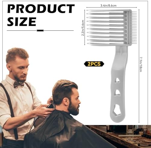 Two pack collection of CestoMen professional fade haircut guides for salon and home use.