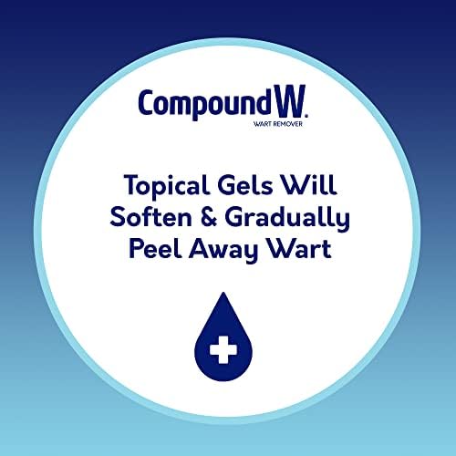 Precision no-drip applicator tip of Compound W fast acting wart gel.