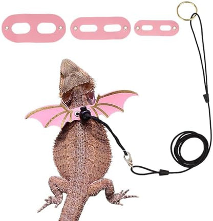 Adoggygo lizard harness set with three different sizes