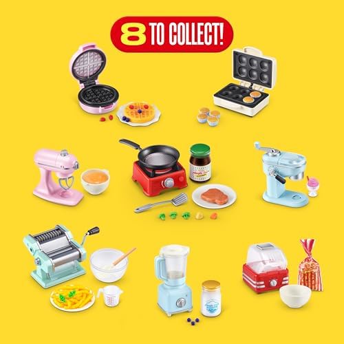 Collectible Mini Brands Series 1 working toy blender and miniature kitchen accessories