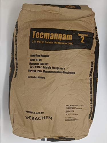Close up of Earthworks Health Manganese Sulfate agricultural mineral powder