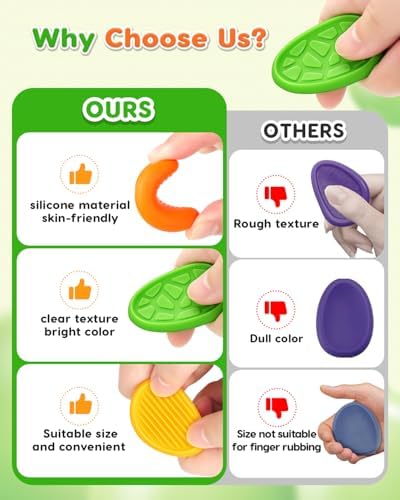 Person holding Lesong fidget stone for quiet stress relief.