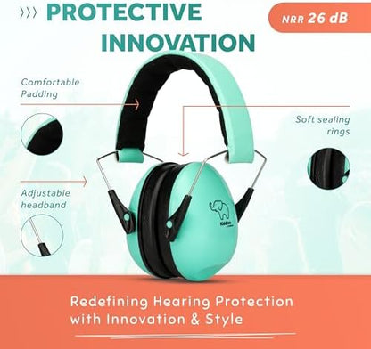 Schallwerk protective headphones folded for compact travel storage