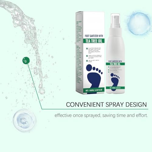 Tea Tree Oil feet spray for antimicrobial protection and freshness