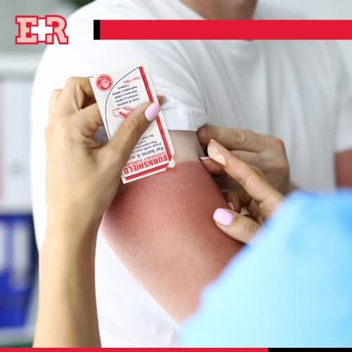 Burnshield hydrogel sachets and bandages for first aid treatment