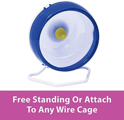Back view of the enclosed ball bearing center hub on a Kaytee wheel