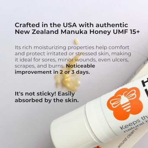 Manuka honey UMF 15 plus first aid cream for minor burns and cuts