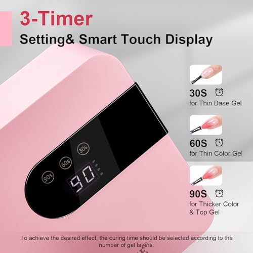 JODSONE salon quality handheld manicure dryer device side angle view