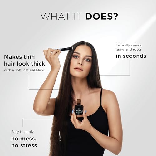 Precision brush included with Thick Fiber root concealer