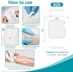 Breathable polyurethane film dressing protecting an IV site from water