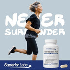Superior Labs 600 milligram dietary supplement packaging side profile