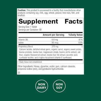 Standard Process Cataplex F nutritional supplement bottle