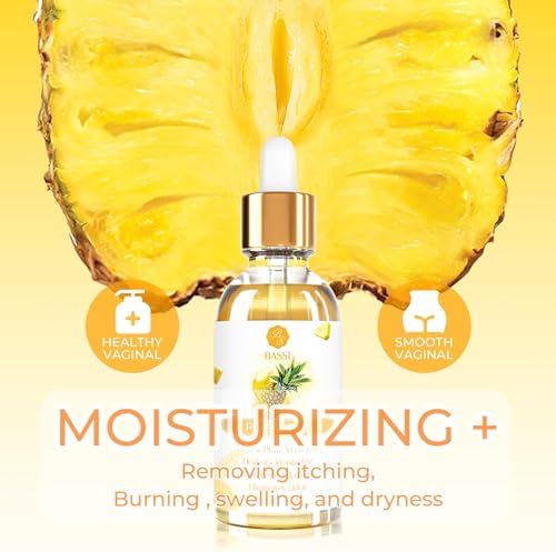 Natural vaginal moisturizer oil for odor control and skin soothing